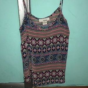 Tribal patterned tank
